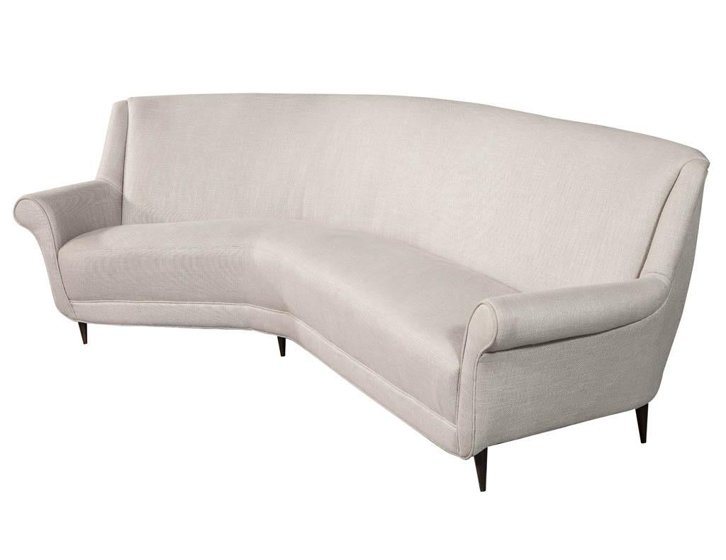 Mid-Century Modern Rare Corner Italian Sofa Attributed to Marco Zanuso 3