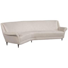 Mid-Century Modern Rare Corner Italian Sofa Attributed to Marco Zanuso