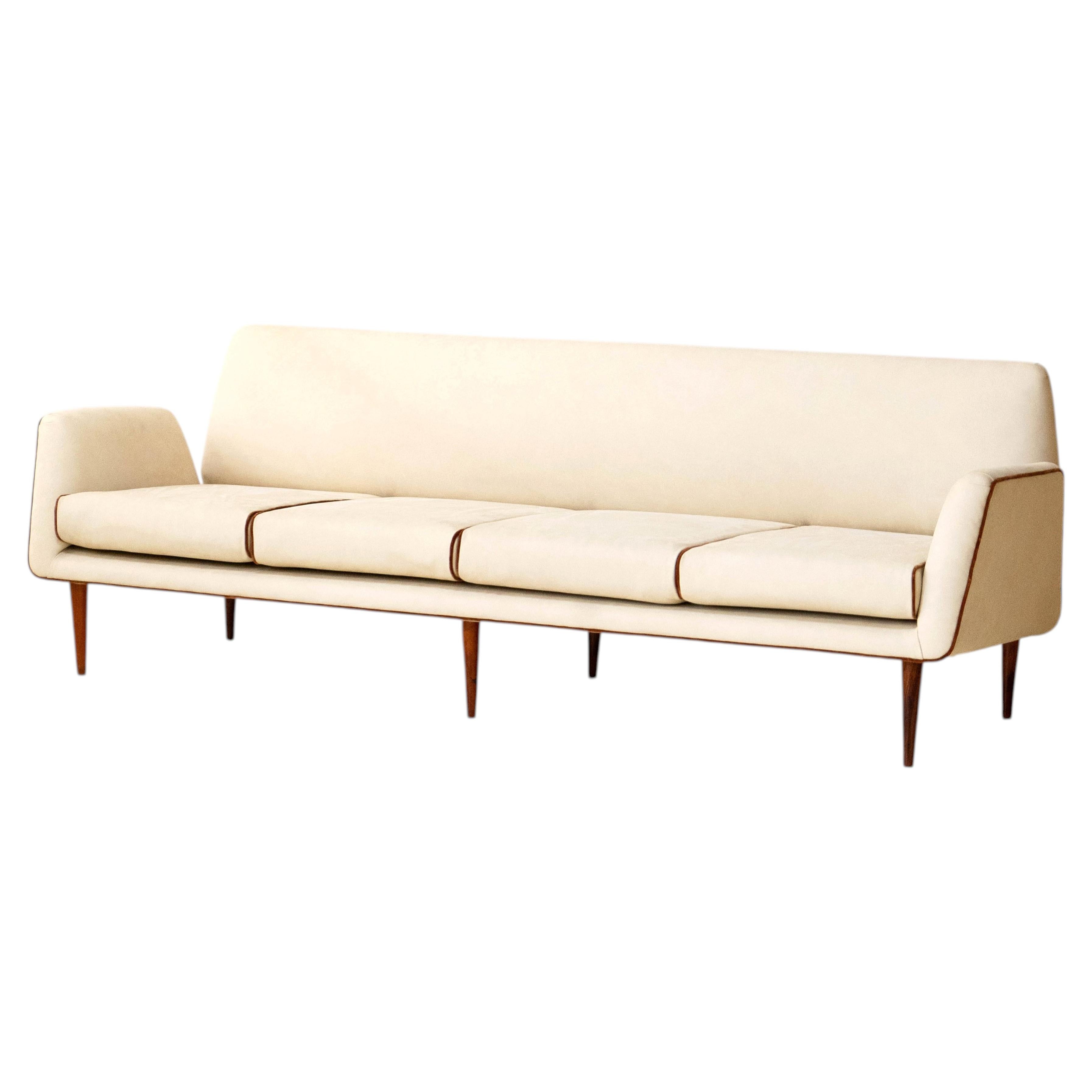 Canapé Forma moderne du milieu du siècle par Carlo Hauner et Martin Eisler, 1956