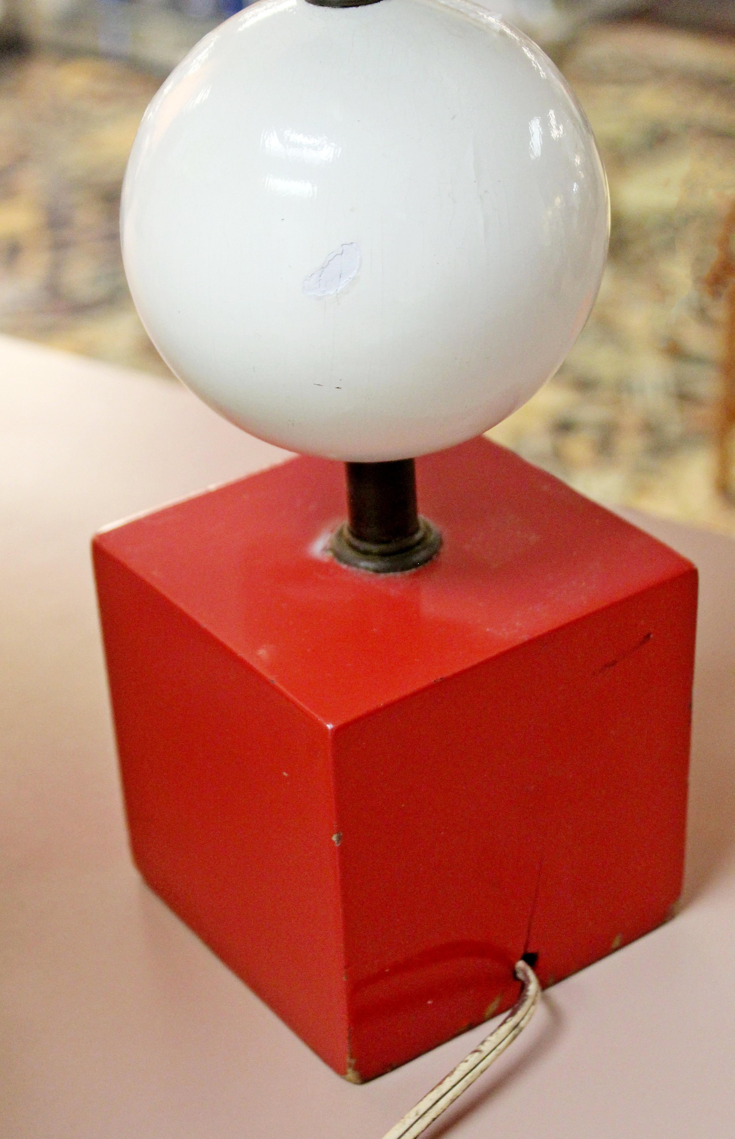 Mid-Century Modern Rare Gerald Thurston Lightolier Lamp 1960s Memphis Style 4