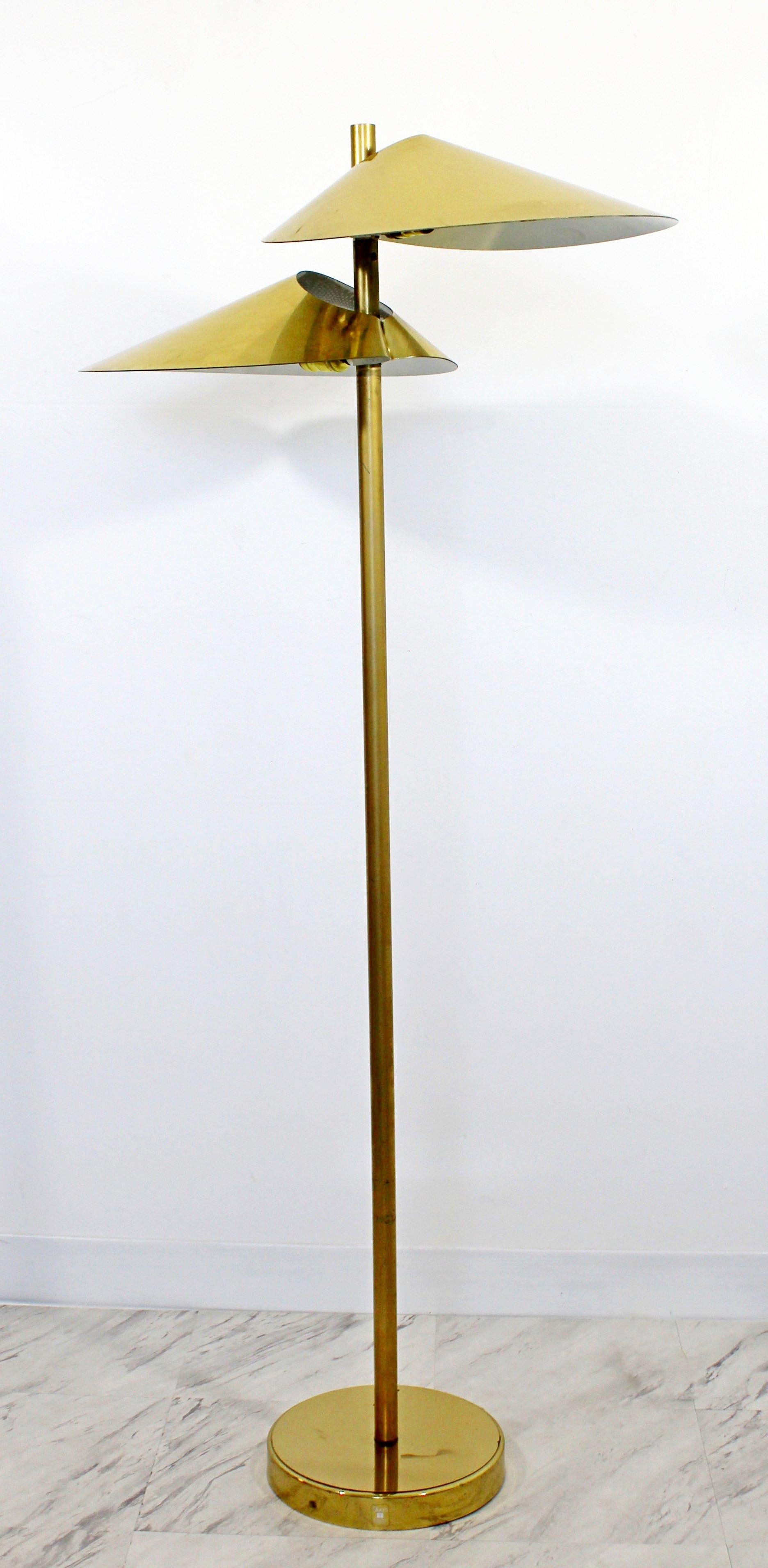 brass lily pad lamp