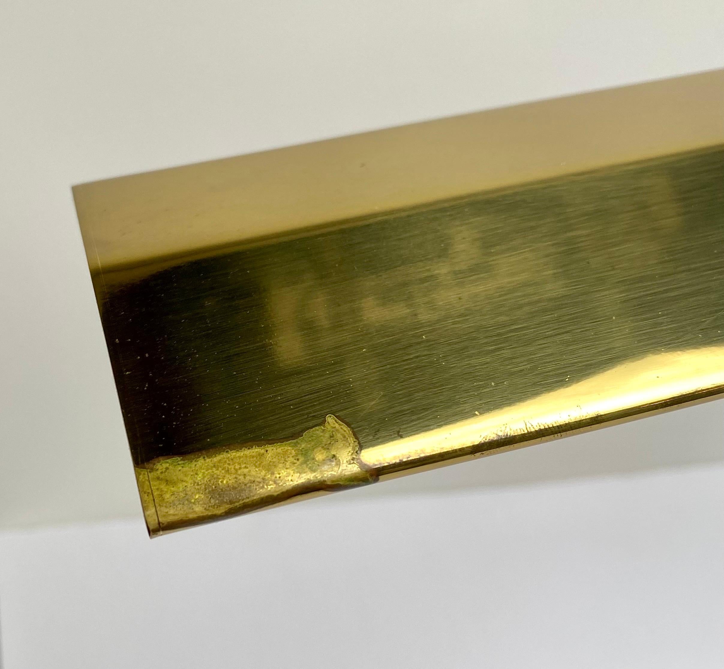 Mid-Century Modern Rare Koch & Lowy adjustable Pharmacy Brass Desk Lamp, a Pair For Sale 9