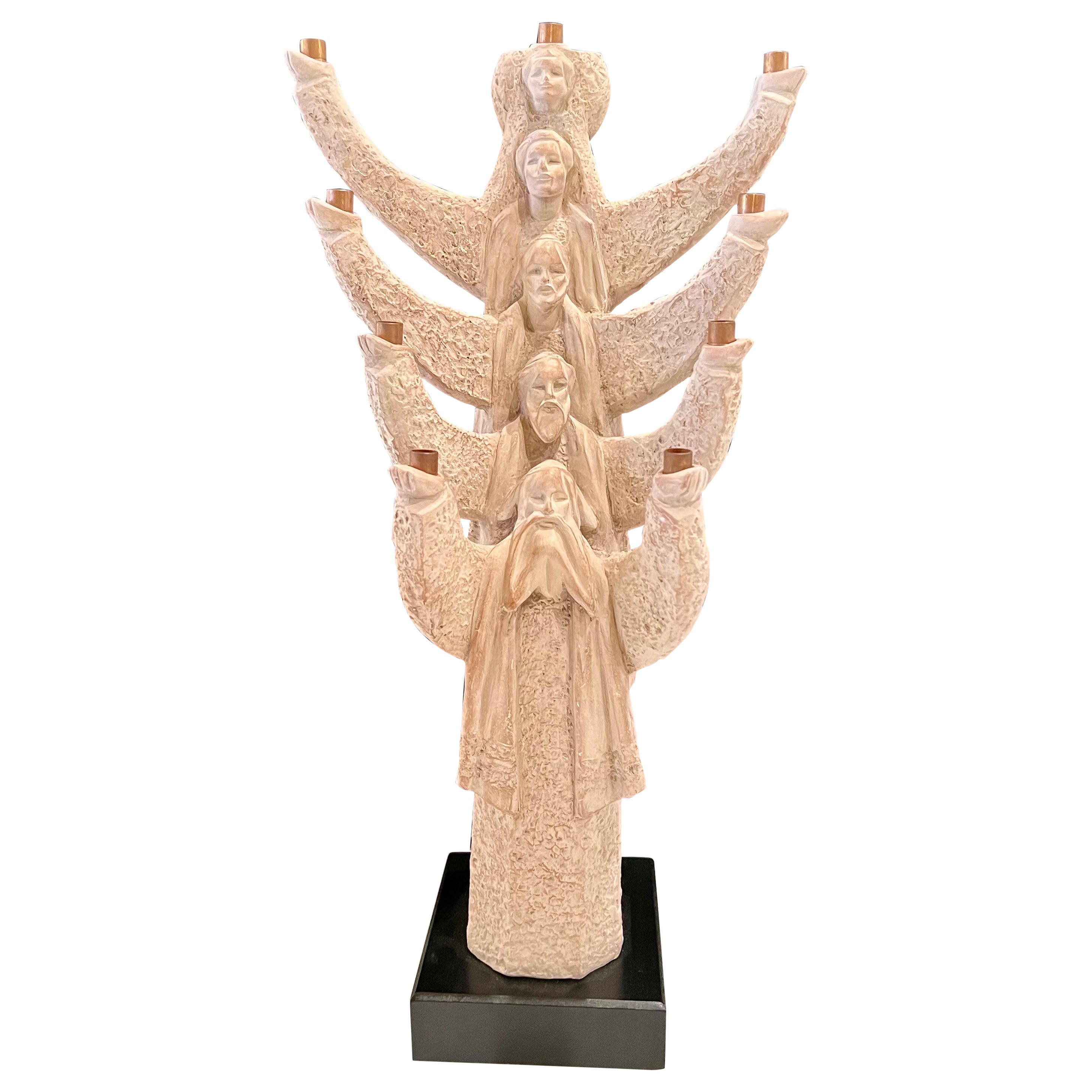 Mid-Century Modern Rare Menorah by Austin Sculpture