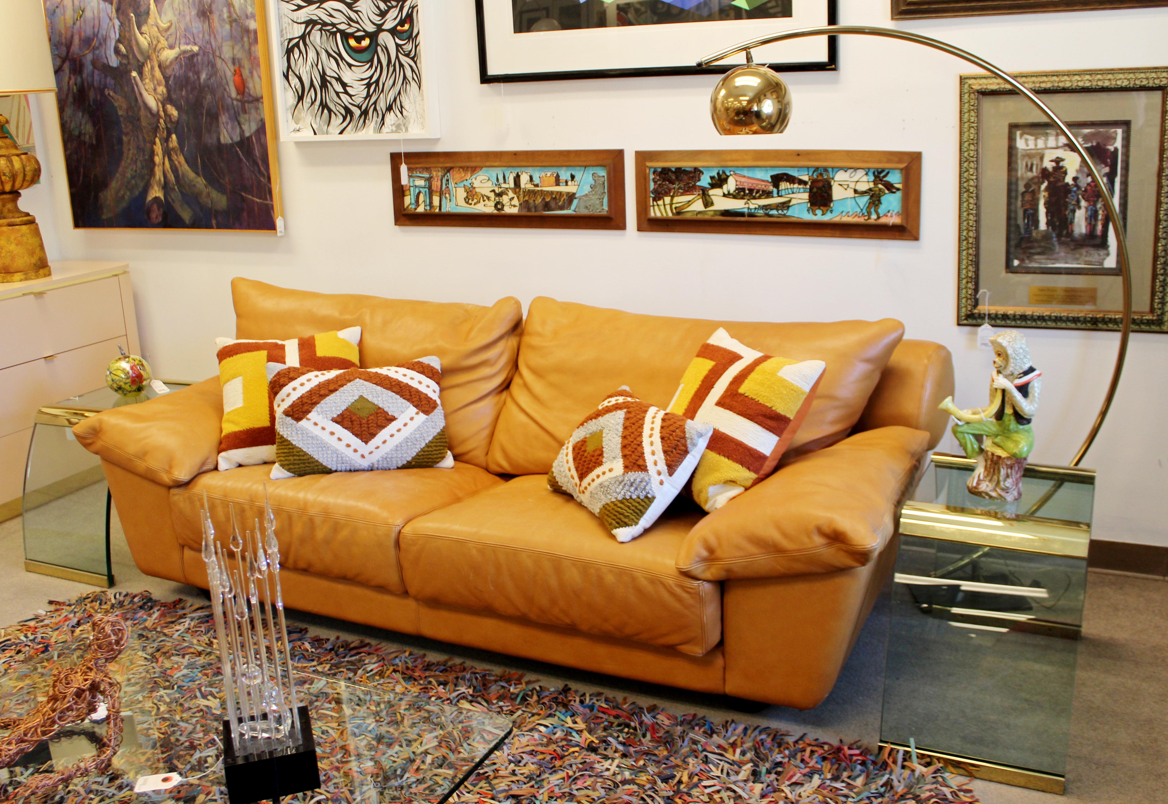 Late 20th Century Mid-Century Modern Rare Robert Sonneman Curved Brass Arc Floor Lamp, 1970s