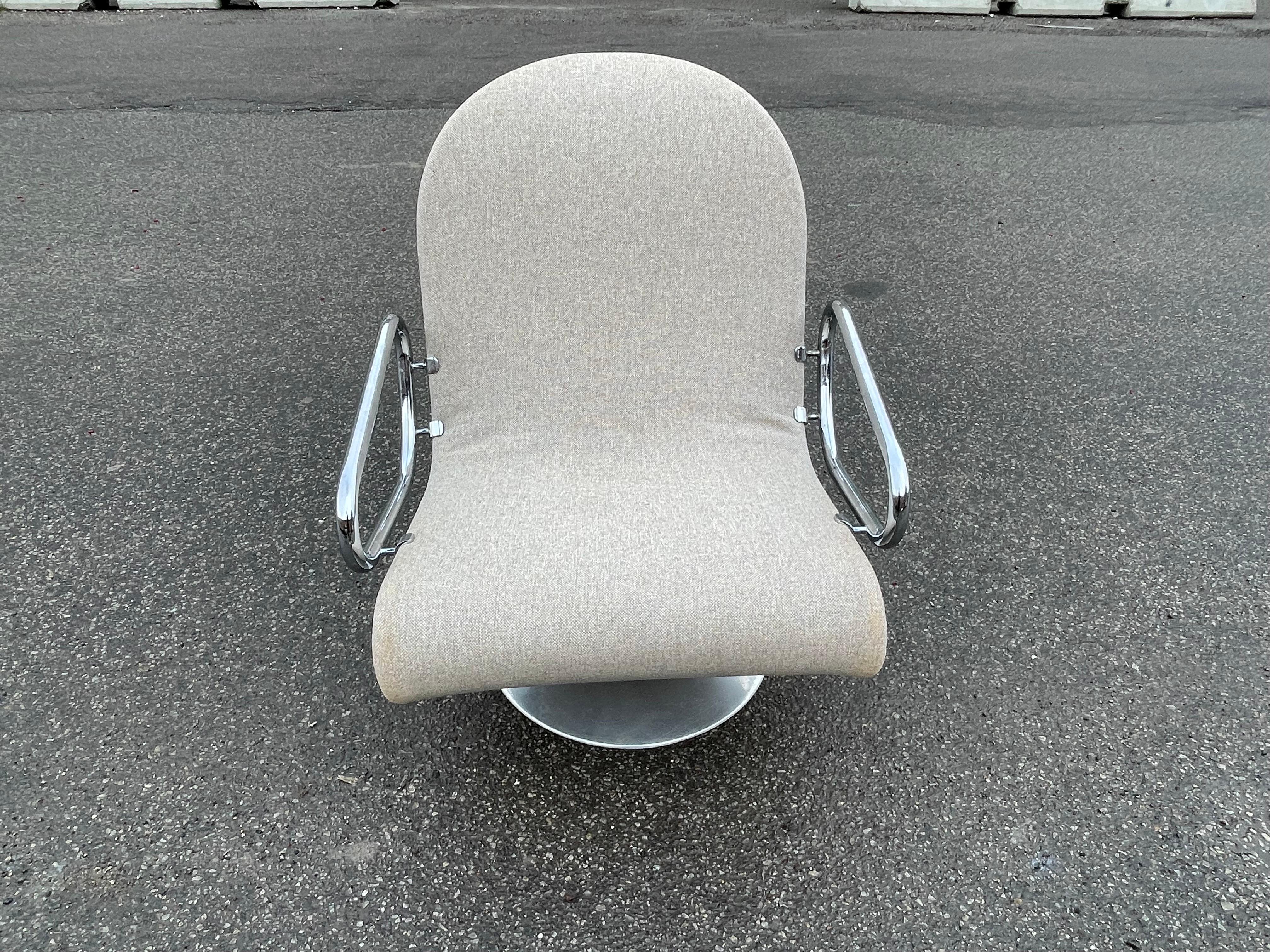 Seltener Verner Panton-Stuhl, Moderne der Mitte des Jahrhunderts  (Dänisch) im Angebot