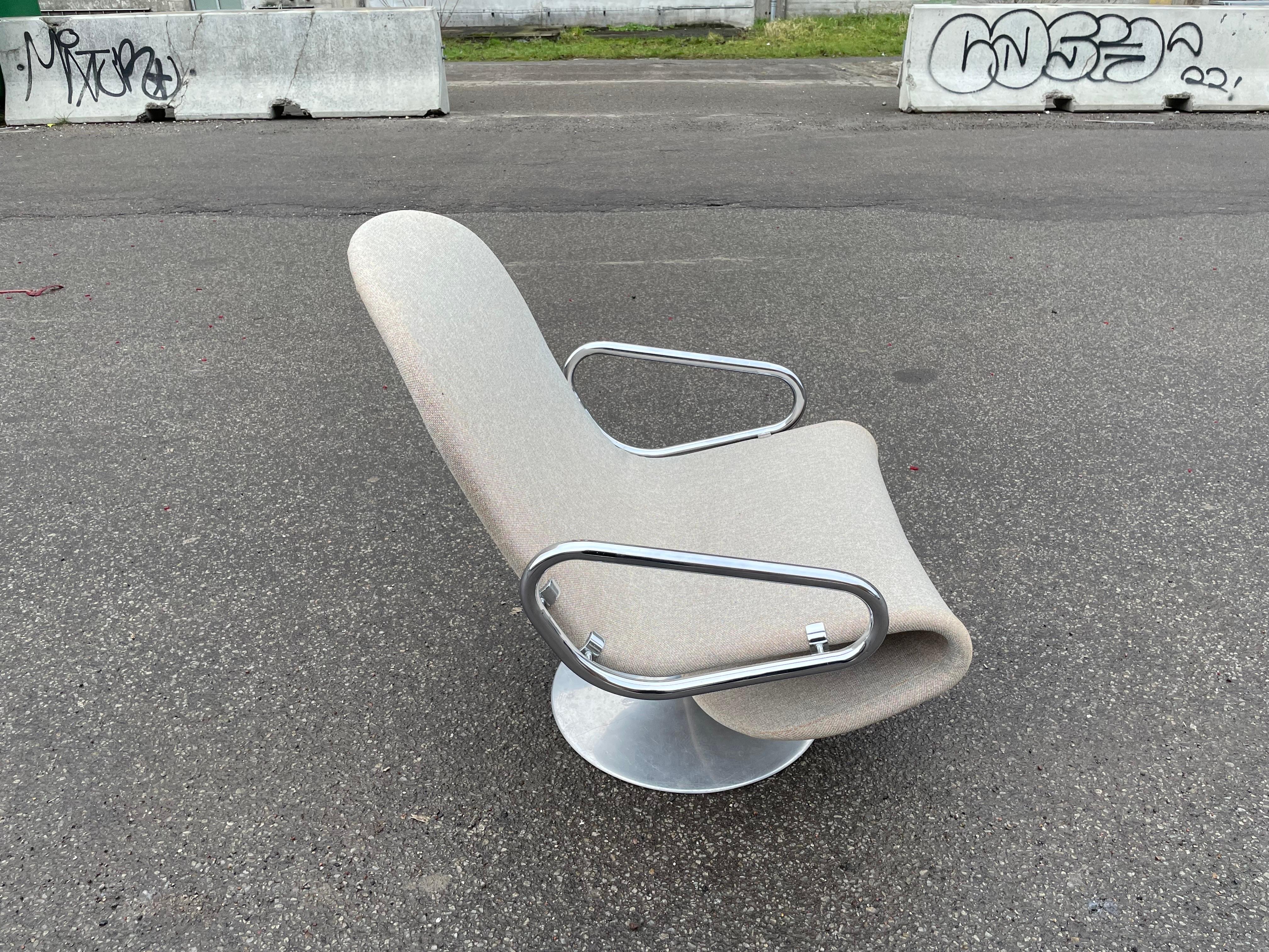 Mid-Century Modern Rare Verner Panton Chair For Sale 1