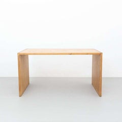Mid-Century Modern Rationalist Wood Table, circa 1960