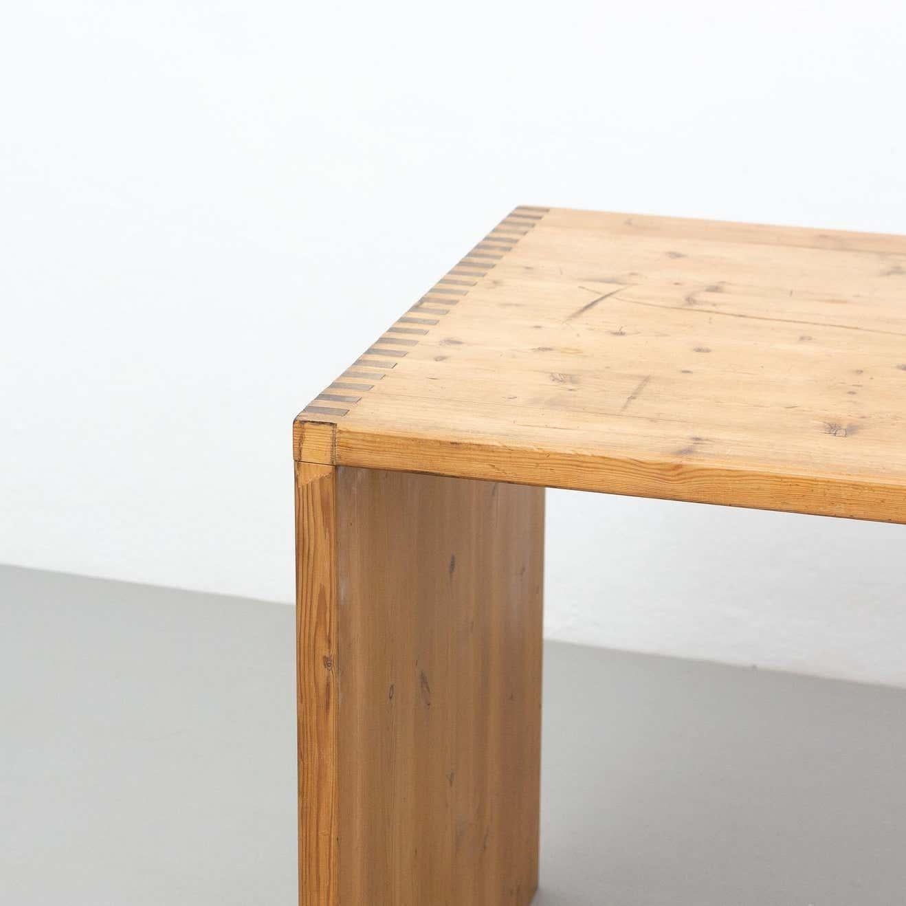 Mid-20th Century Mid-Century Modern Rationalist Wood Table, circa 1960 For Sale