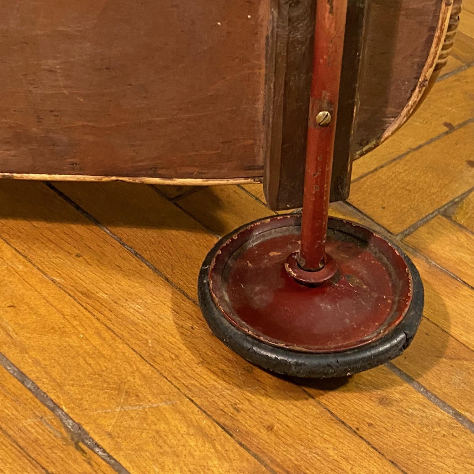 Carrello da bar in rattan di metà secolo nello stile di Franco Albini, Italia anni '50 in vendita 8