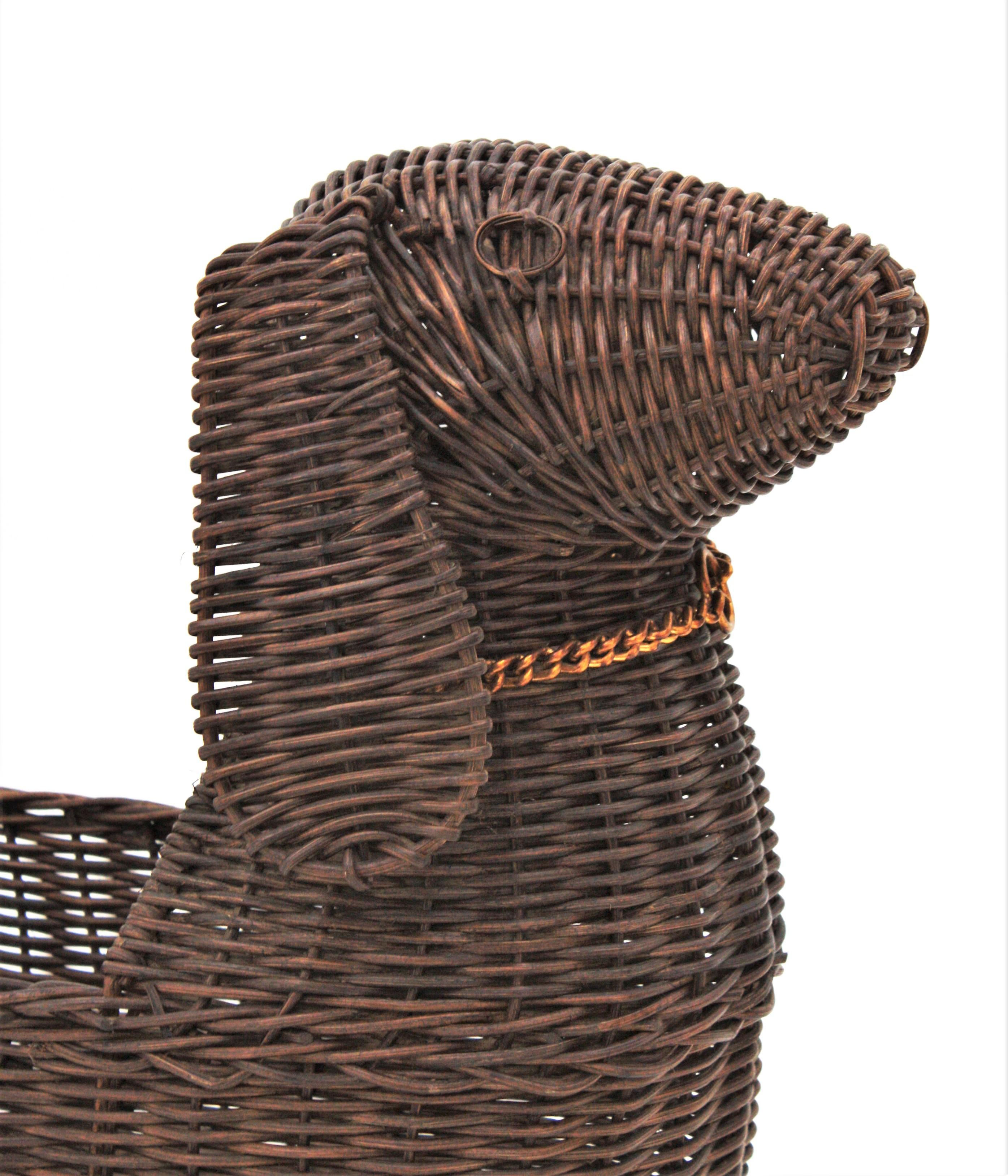 dog shaped basket