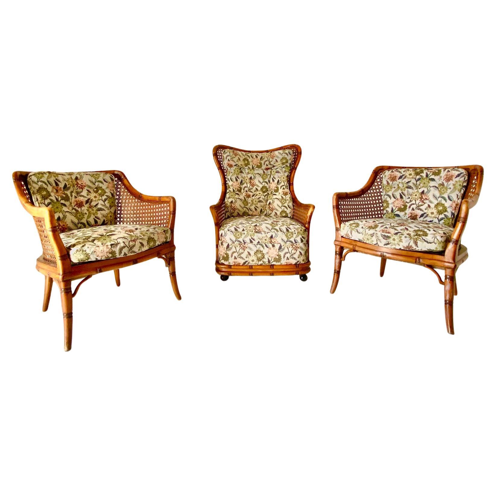 Moderne Rattan-Gartengarnitur aus der Mitte des Jahrhunderts, Giorgetti Roma, Italien 1970

Vintage Rattan-Sitzgruppe, Giorgetti Italien 70er Jahre -  Artikel können einzeln verkauft werden - DM  zur Information

Giorgetti Italy ist eine Marke, die