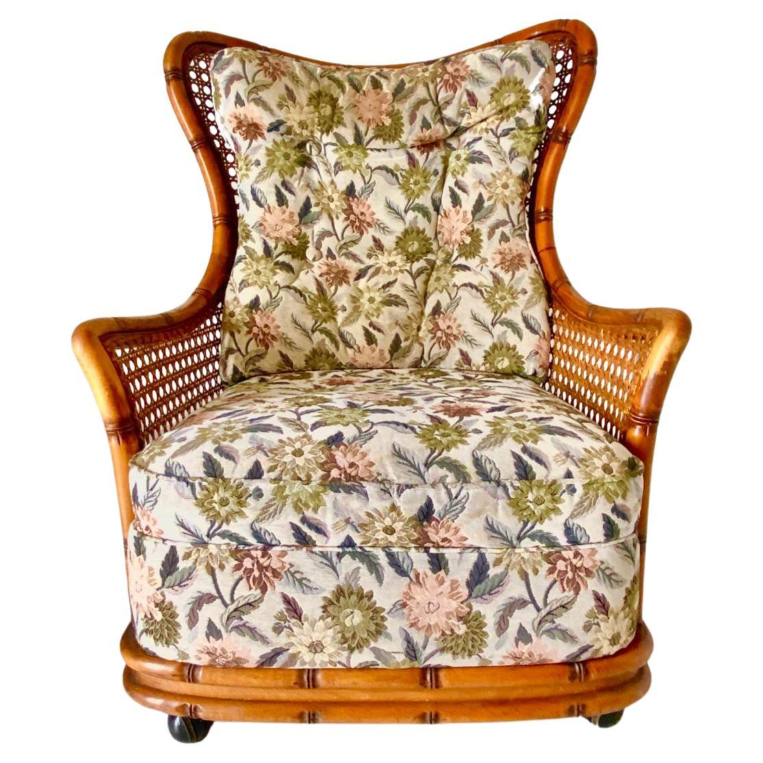 Moderne Rattan-Gartengarnitur aus der Mitte des Jahrhunderts, Giorgetti Roma, Italien 1970 im Zustand „Gut“ im Angebot in Ceglie Messapica, IT