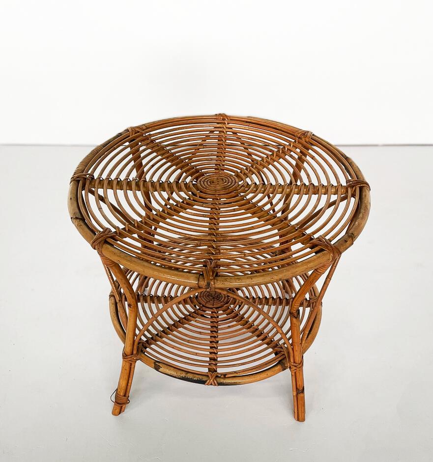 Mid-Century Modern Rattan Seating Set, Italy, 1970s In Good Condition For Sale In Brussels, BE