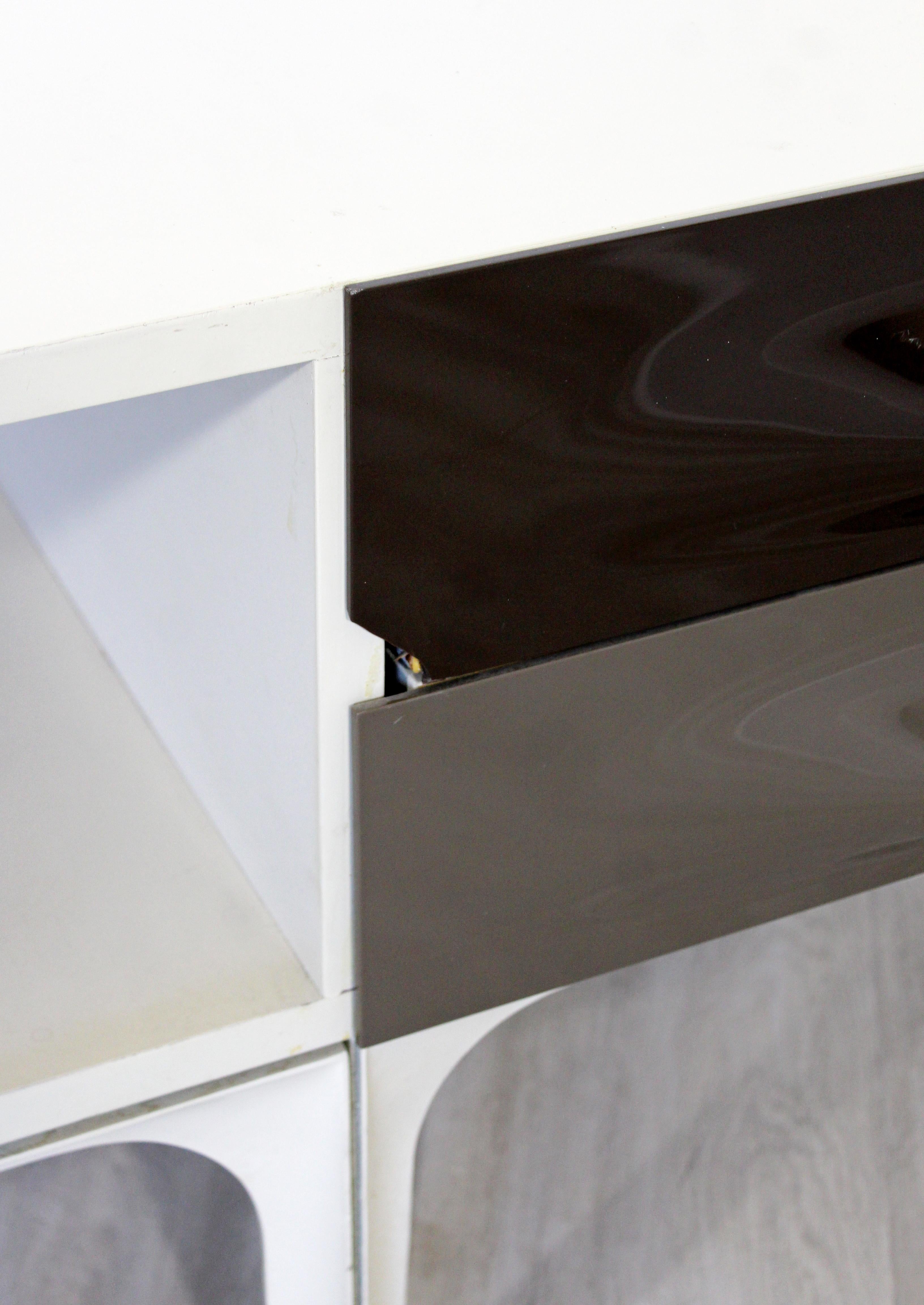 Mid-Century Modern Raymond Loewy DF-2000 2-Sided Coffee Console Bench Table 3