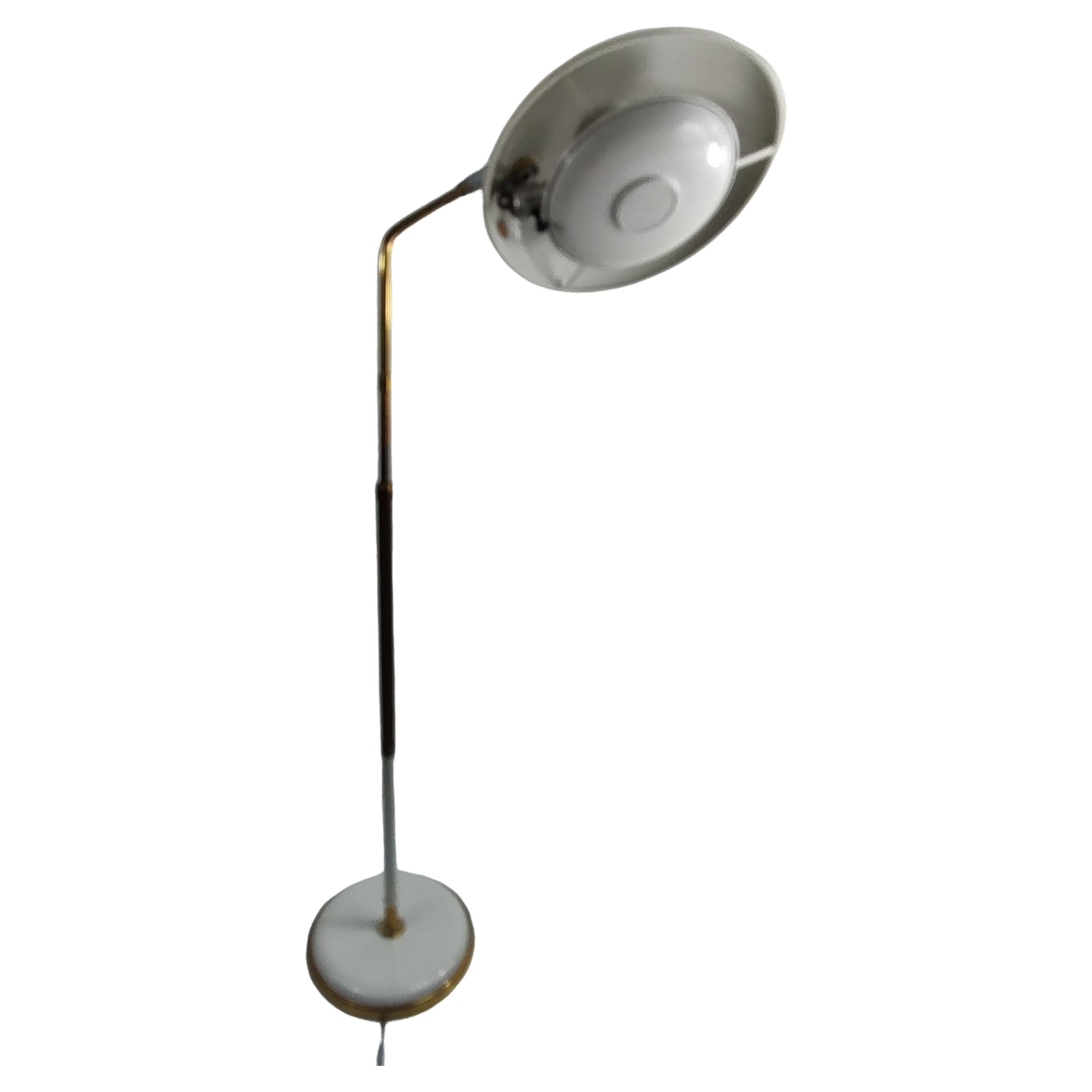 Mid Century Modern Reading Adjustable Floor Lamp by Gerald Thurston C1955 For Sale 2