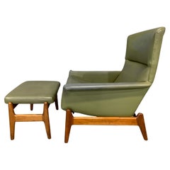 Mid-Century Modern Recliner by Folke Ohlsson for Dux in Teak