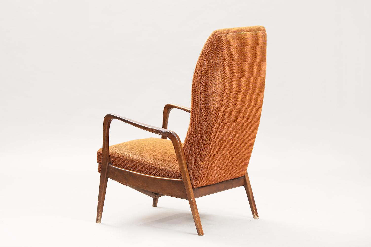 mid century modern reclining chair