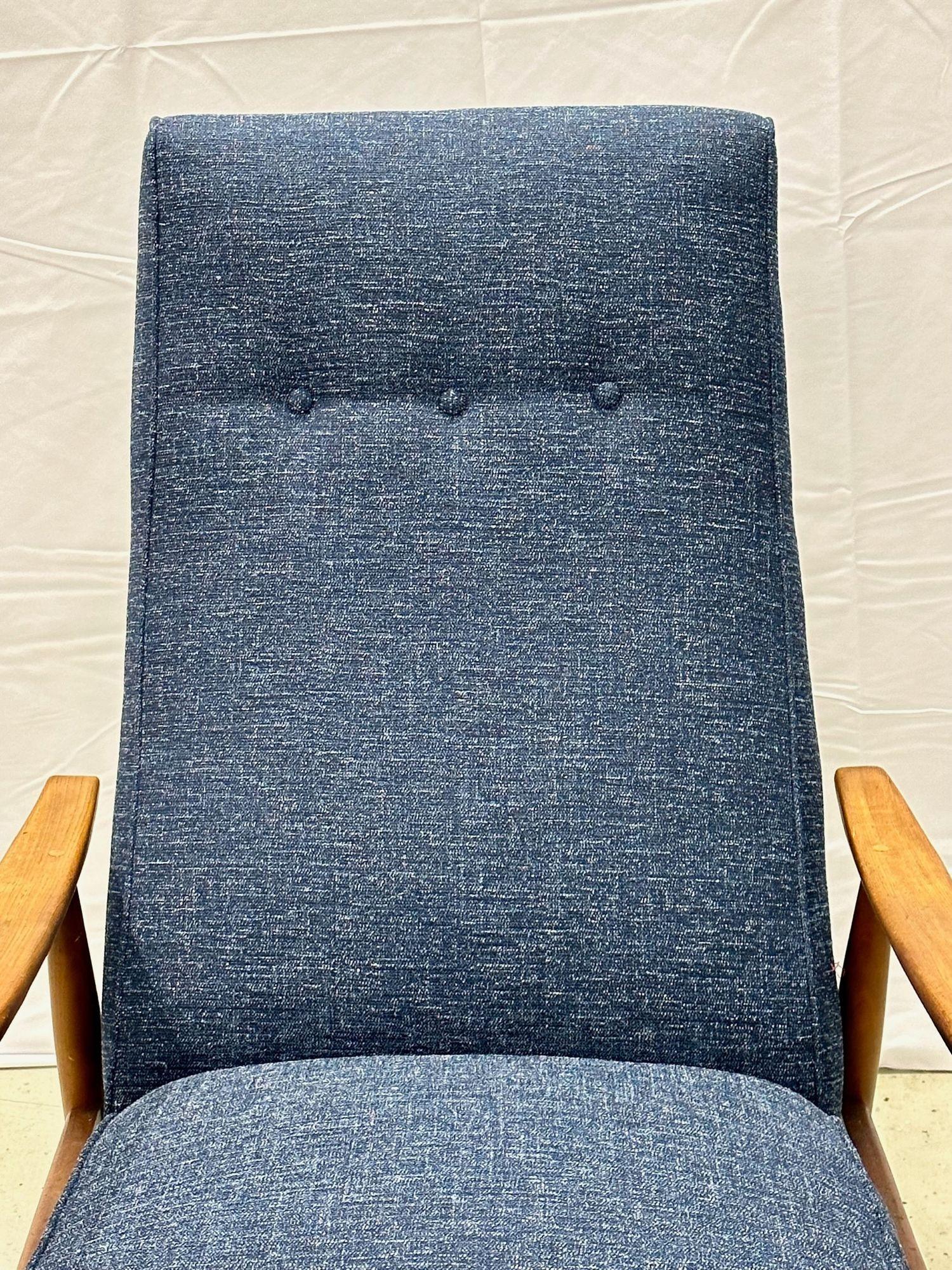 Mid-Century Modern Reclining Lounge Chair by Milo Baughman, Thayer Coggin, 1950s 9