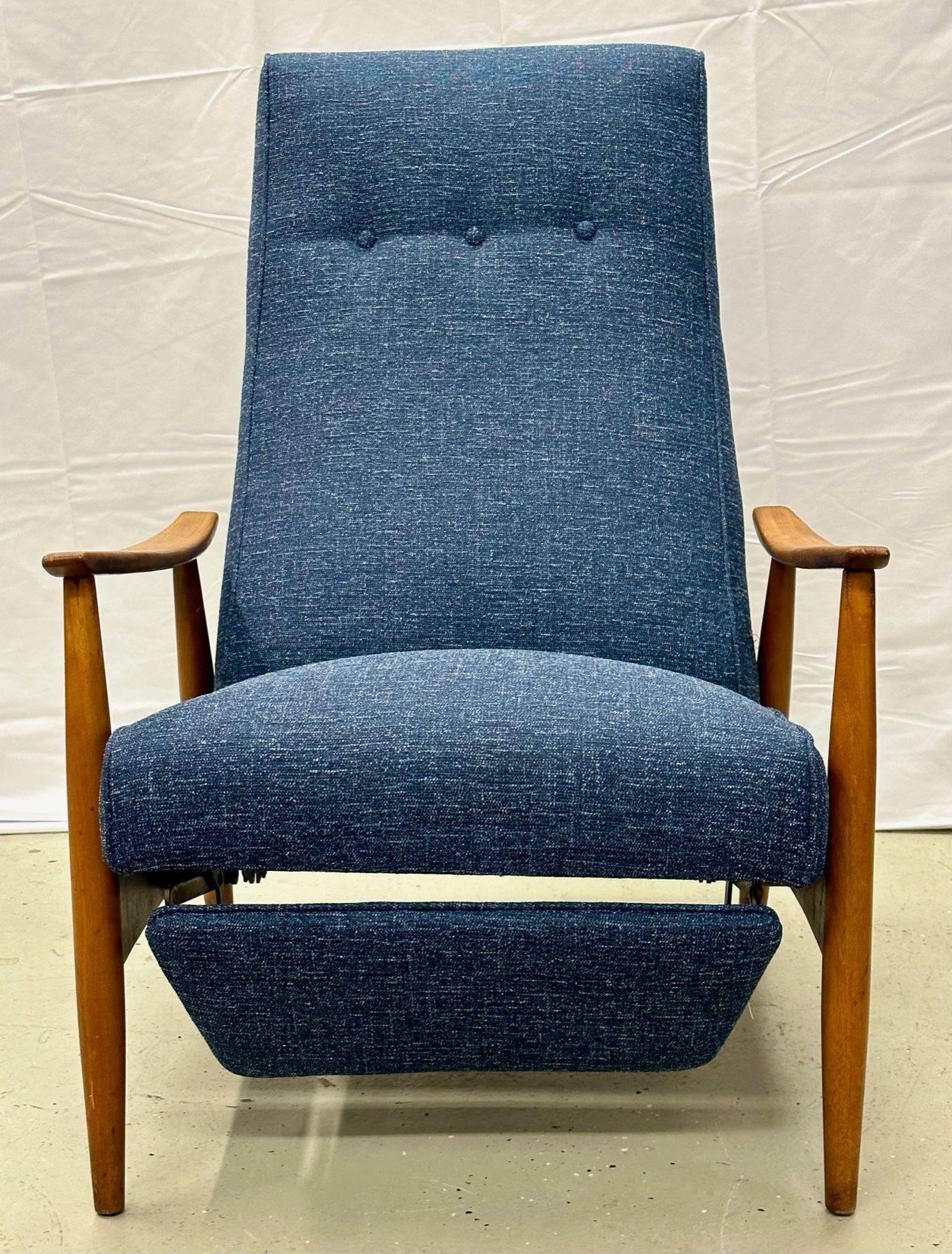 Mid-Century Modern Reclining Lounge Chair by Milo Baughman, Thayer Coggin, 1950s 10