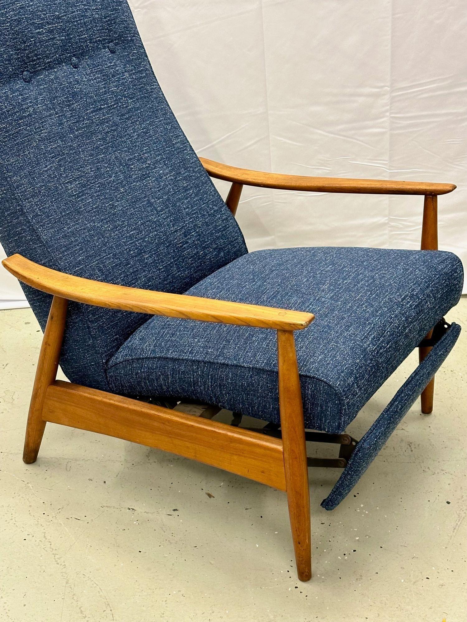 Mid-Century Modern Reclining Lounge Chair by Milo Baughman, Thayer Coggin, 1950s 2