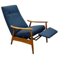 Mid-Century Modern Reclining Lounge Chair by Milo Baughman, Thayer Coggin, 1950s