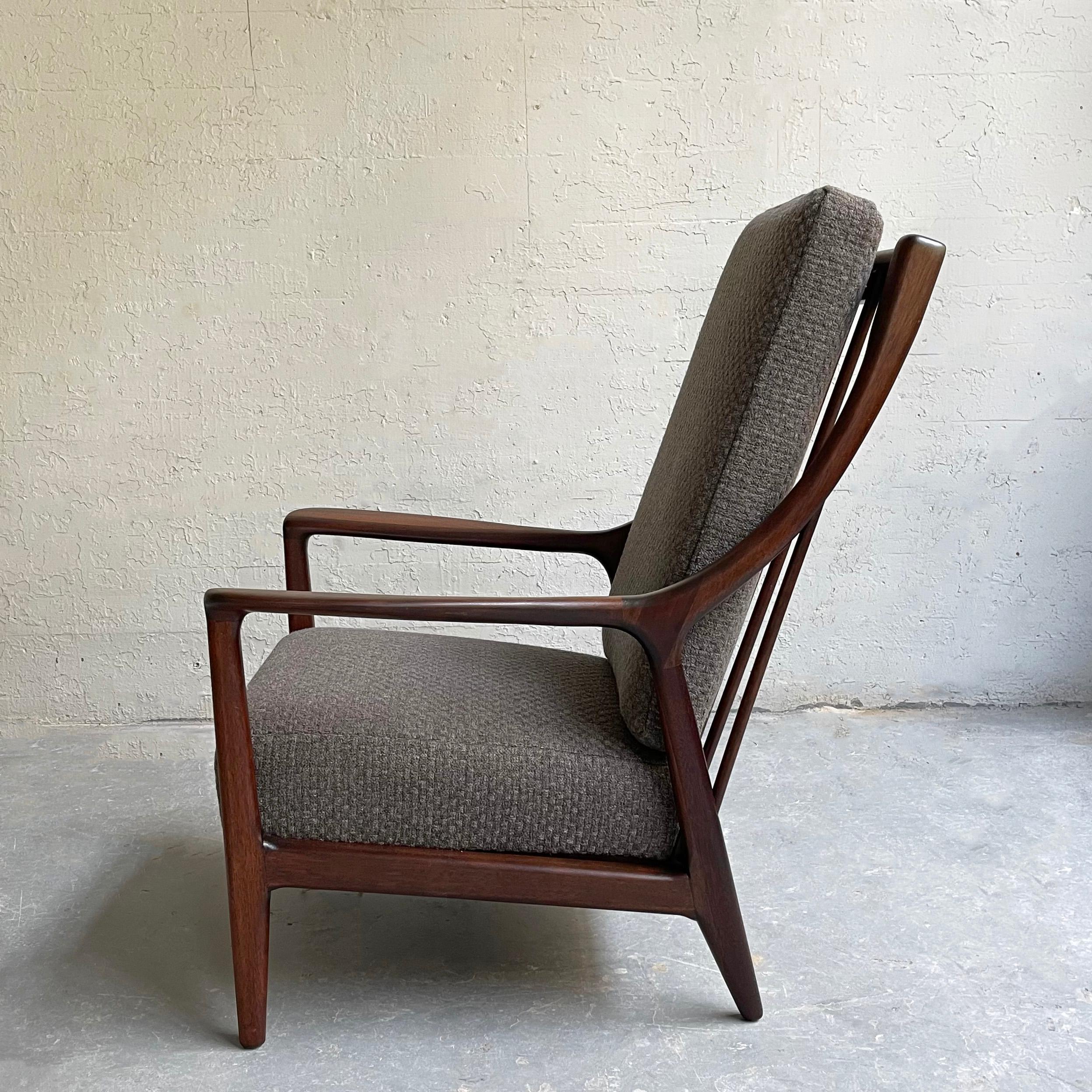 Mid Century Modern Reclining Lounge Chair For Sale 3