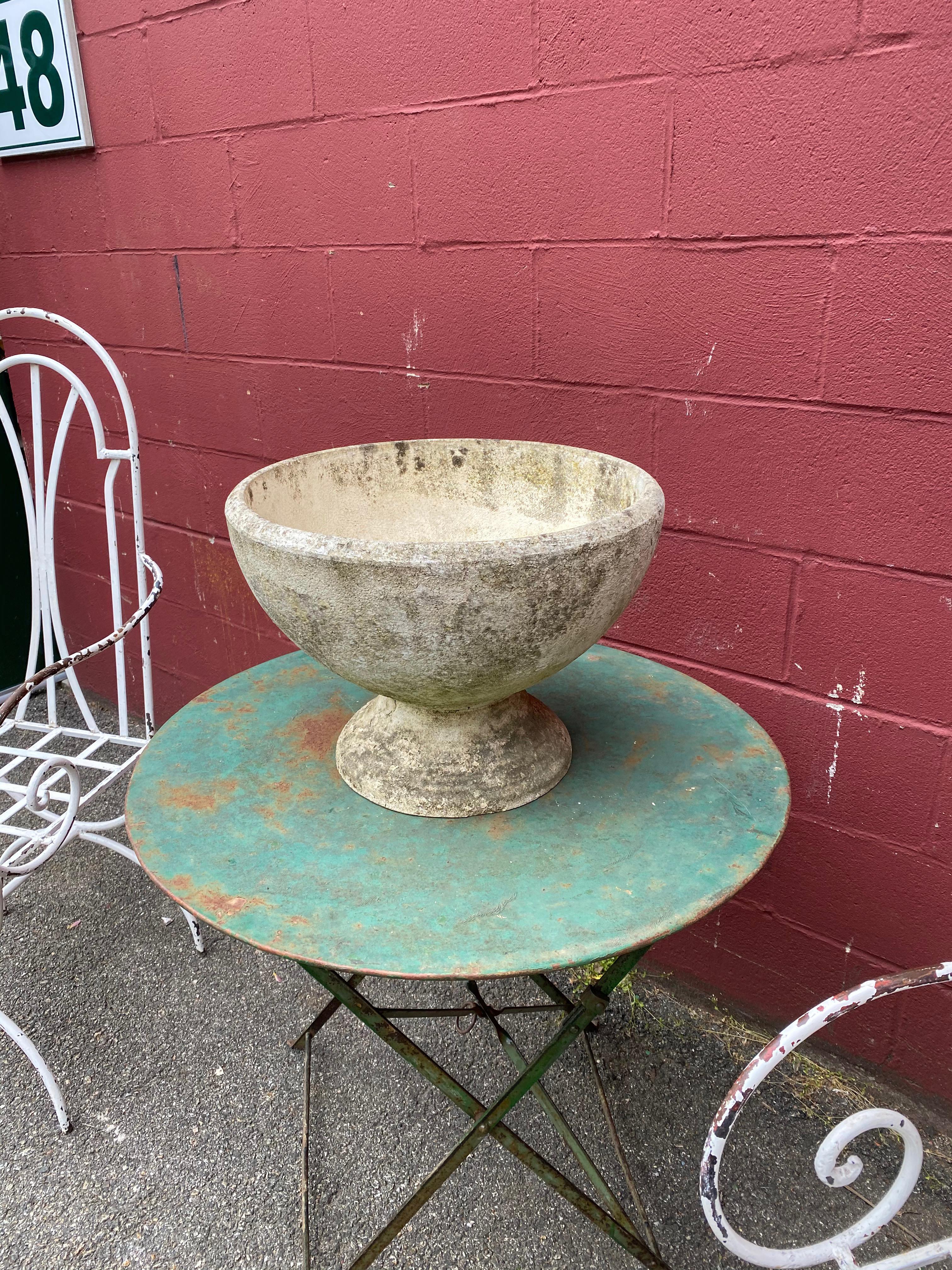 French Mid Century Modern Reconstituted Stone Planter 4