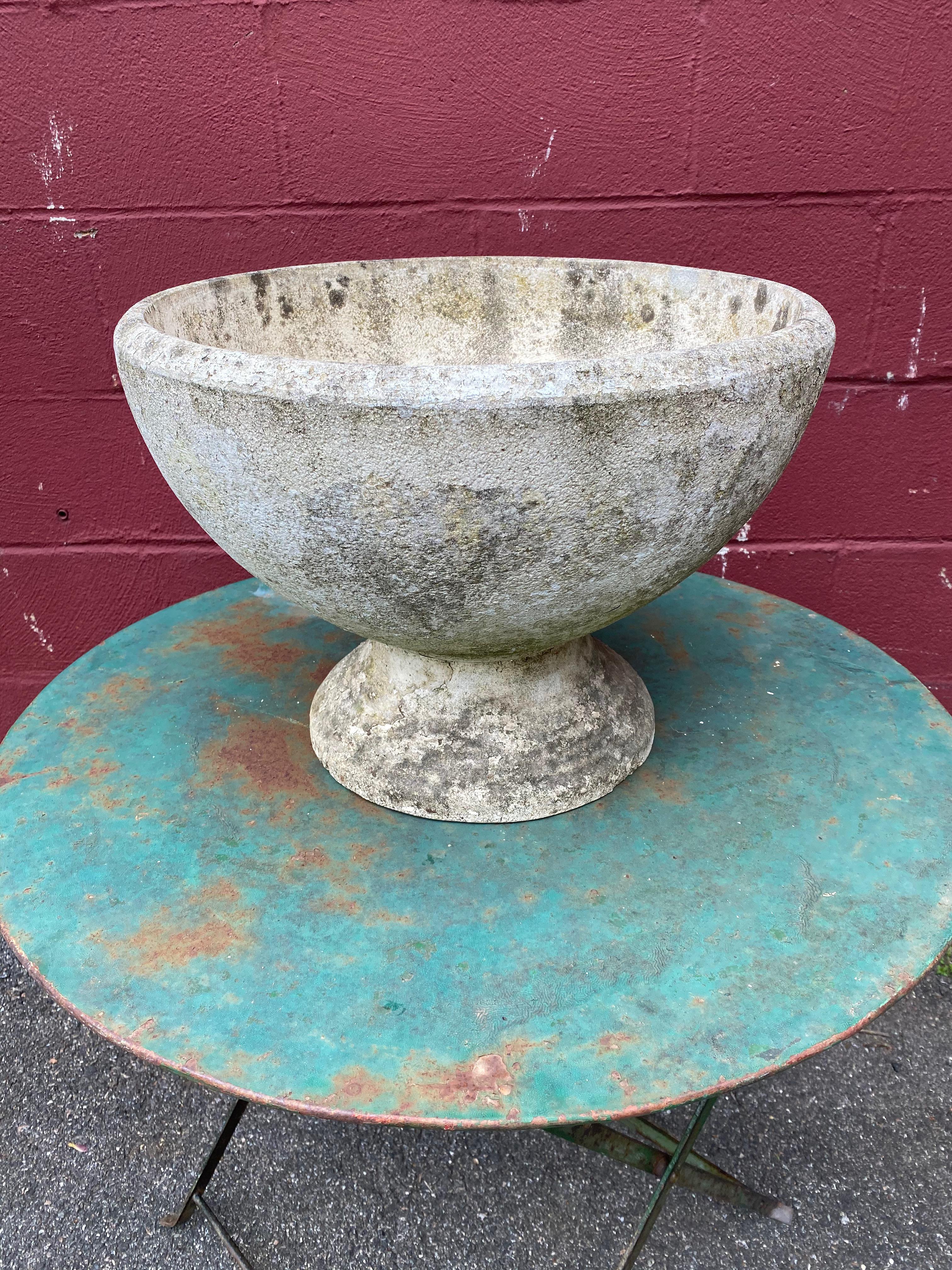 French Mid Century Modern Reconstituted Stone Planter 5