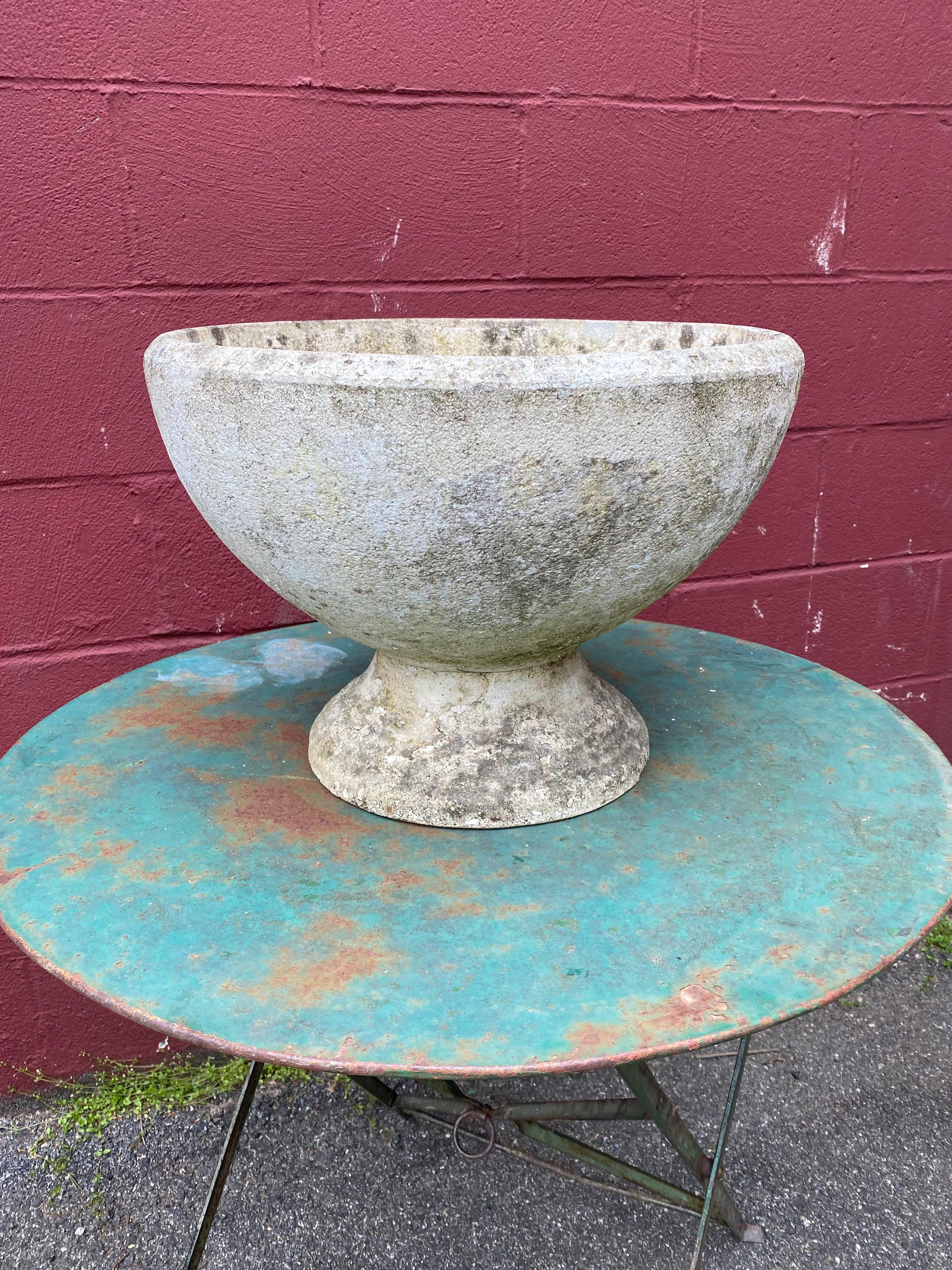 French Mid Century Modern Reconstituted Stone Planter 3