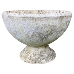 French Mid Century Modern Reconstituted Stone Planter