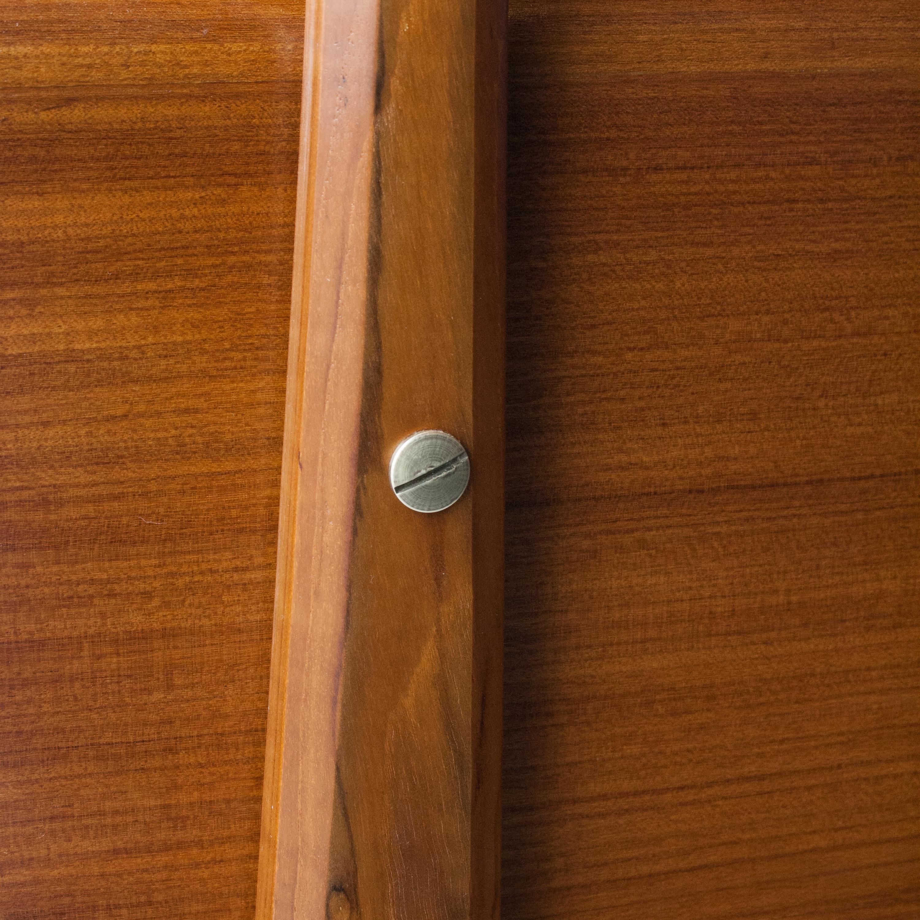 Mid-Century Modern Rectangular Oak Italian Sideboard, 1950 3