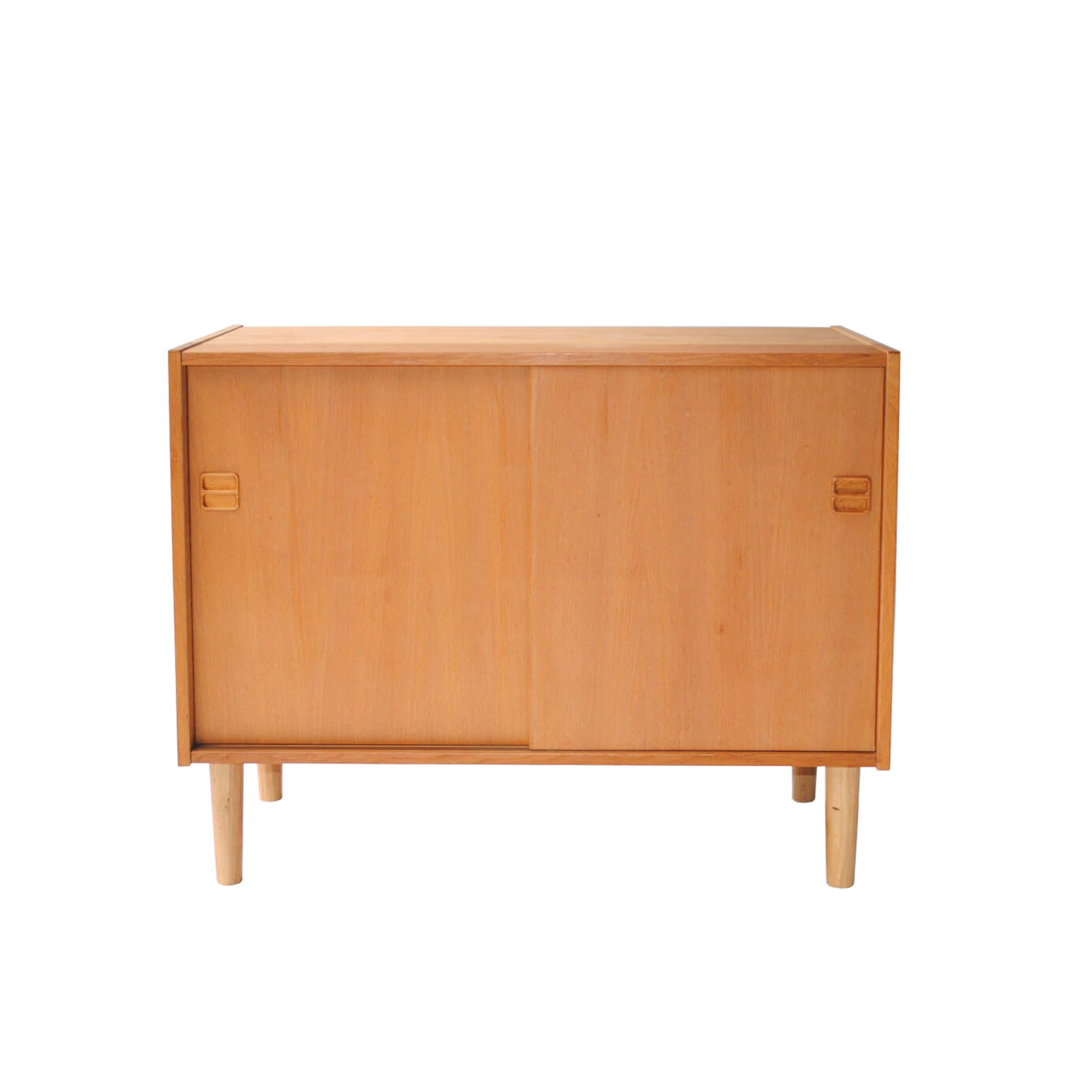 Mid-20th Century Mid-Century Modern Rectangular Oak Norwegian Sideboard, 1960 For Sale