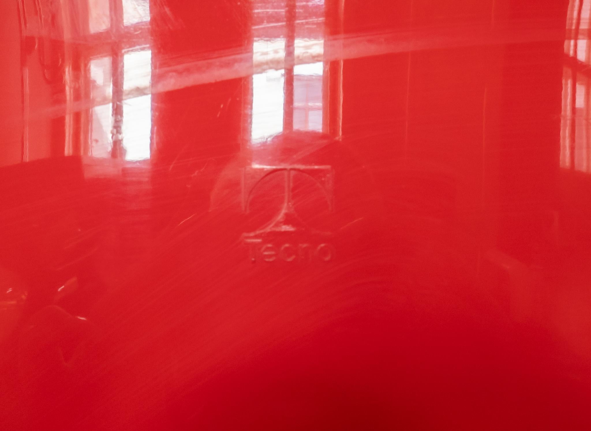 Chaise de bureau rouge Modus d'Osvaldo Borsani, Italie, 1970 en vente 11