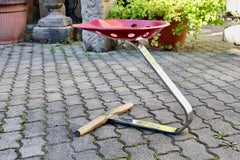 Modern Red Vintage Stool Mezzadro Achille & Pier Giacomo Castiglioni , 1950s