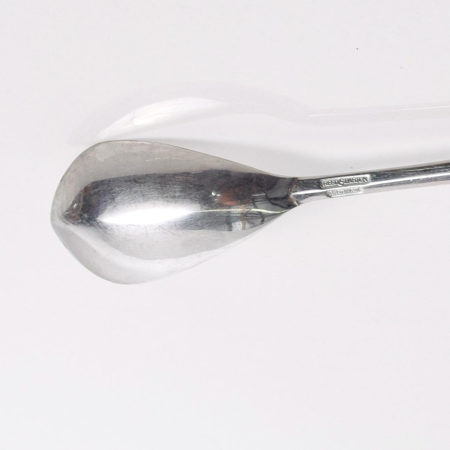 American Mid Century Modern Reed & Barton Diamond Long Stir Spoons by Gio Ponti