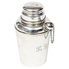 Mini shaker à Martini en argent sterling Reed & Barton de style moderne du milieu du siècle dernier