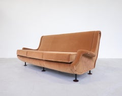 Mid-Century Modern "Regent" Sofa by Marco Zanuso, Italy, 1960s - New Upholstery