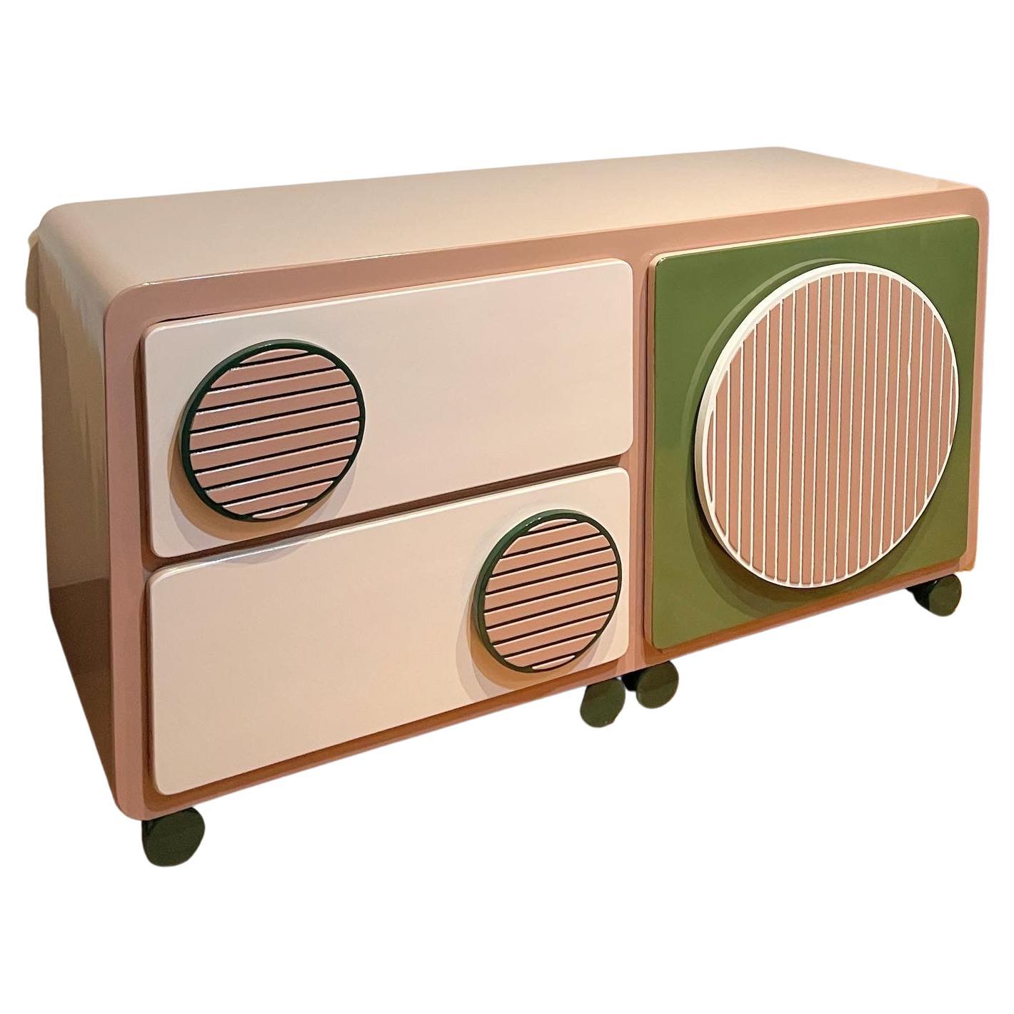 Tavolo da scrivania in teak con credenza in stile retrò di metà secolo, Greene & Greene da RAG Home in vendita