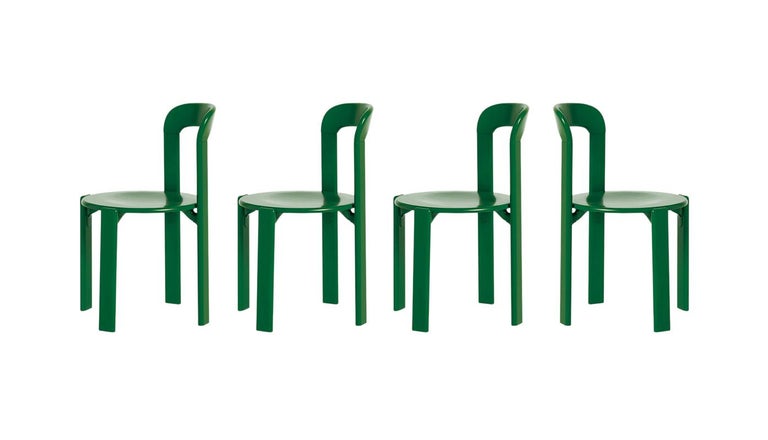 Hungarian Mid-Century Modern, Rey Green Chair by Bruno Rey, Design 1971