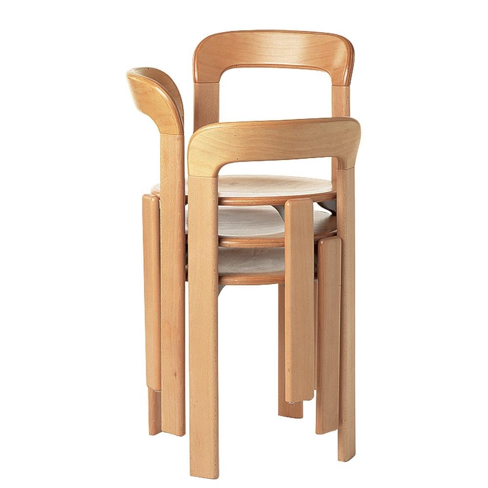 XXIe siècle et contemporain Chaise Rey Natural, par Bruno Rey, Design 1971