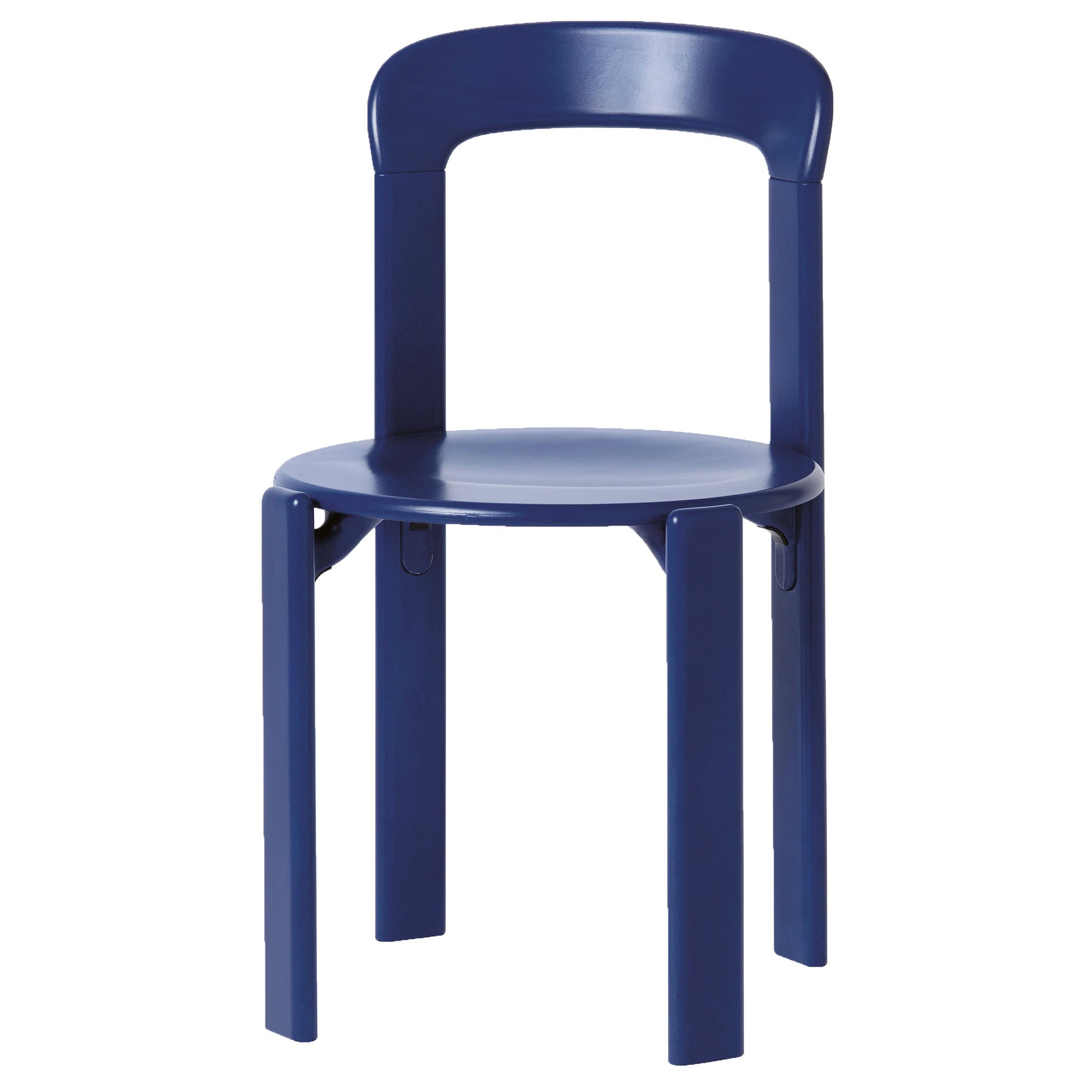 Mid-Century Modern, Rey Navy Blue Chair by Bruno Rey, Design 1971