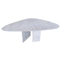 Mid-Century Modern "Rhea" Willy Ballez Marble Dining Table, 1970s