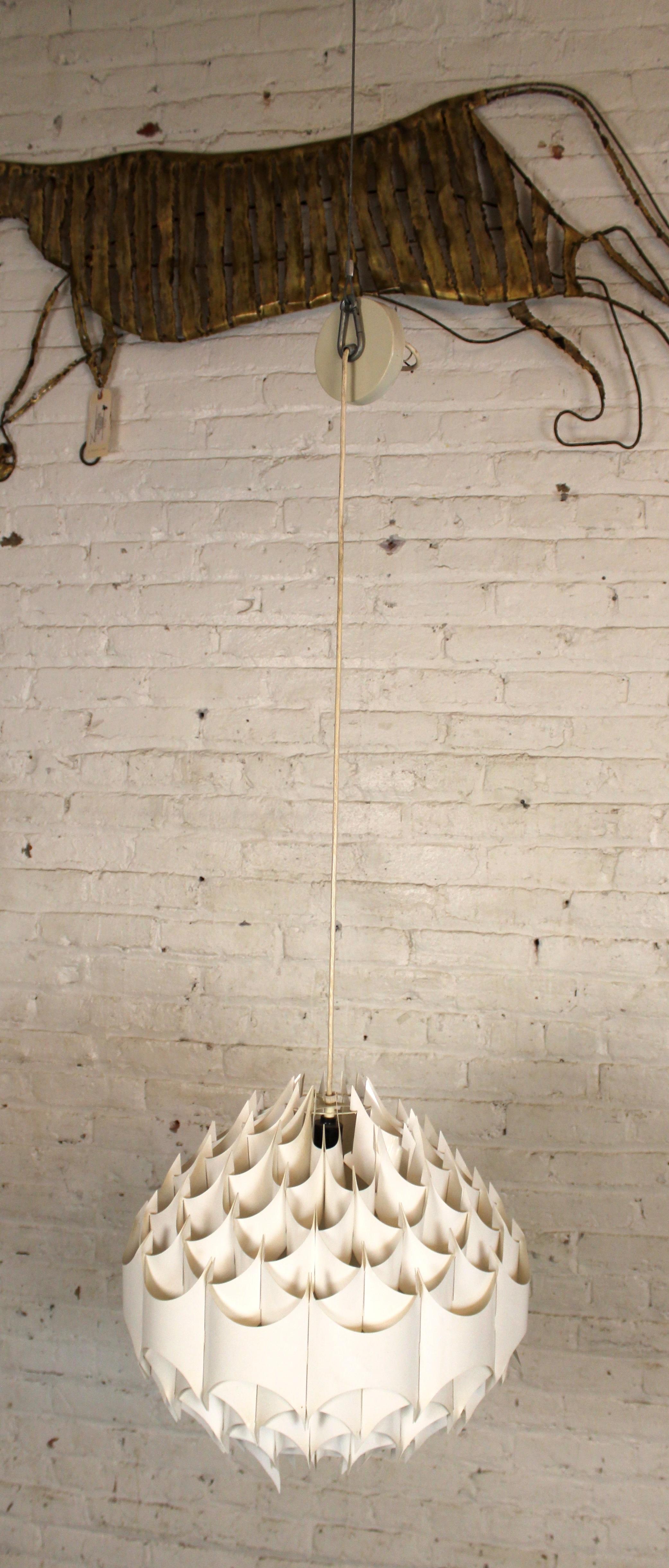 Acrylic Mid-Century Modern 'Rhythmik' Pendant by Milanda Havlova for VEST Austria For Sale