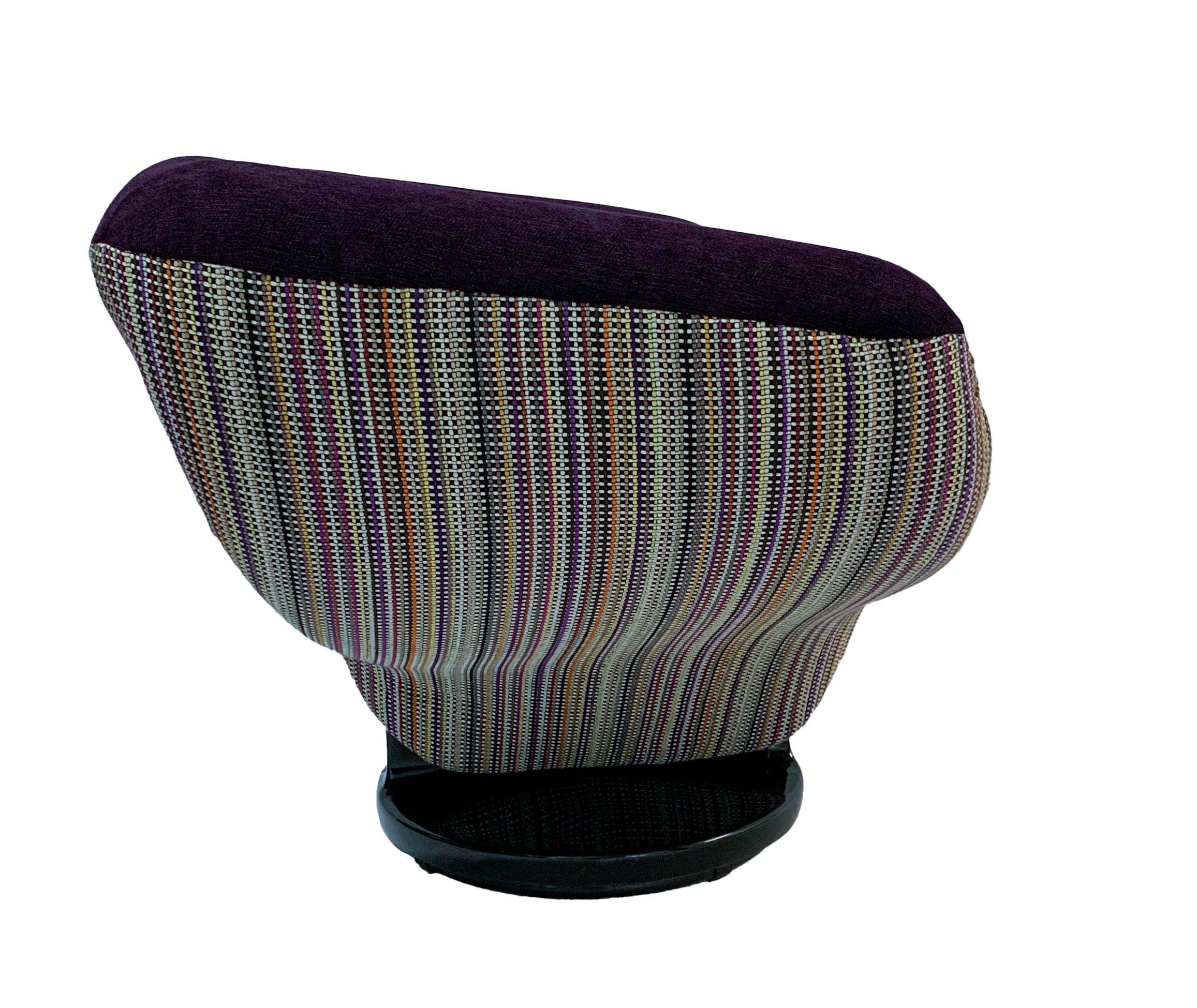 American Mid-Century Modern Ribbon Chair in Style of Pierre Paulin For Sale