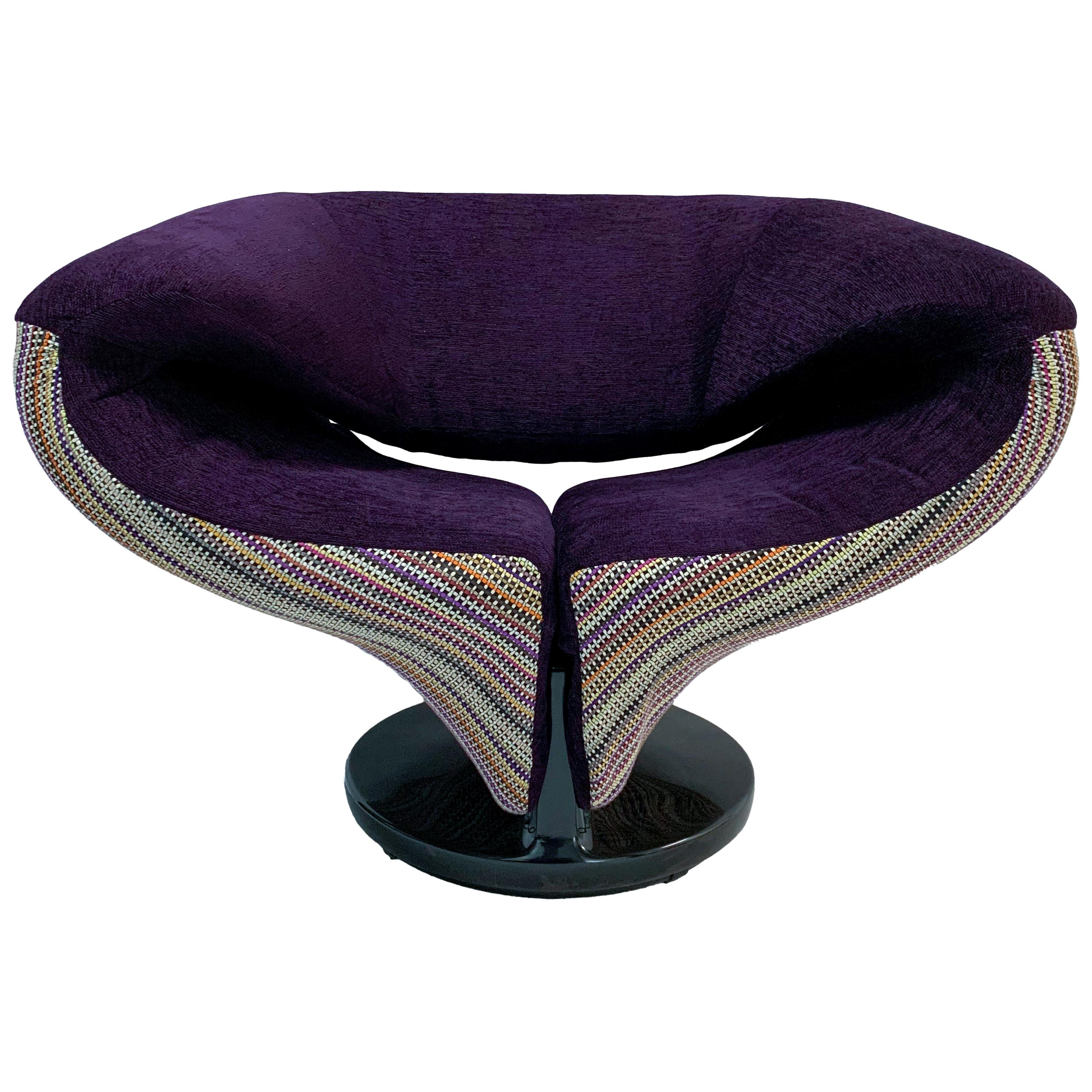 Mid-Century Modern Ribbon Chair in Style of Pierre Paulin For Sale