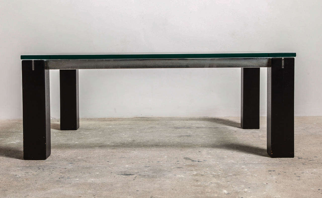 Stainless Steel Mid-Century Modern Richard Schultz Coffee Table for Knoll For Sale