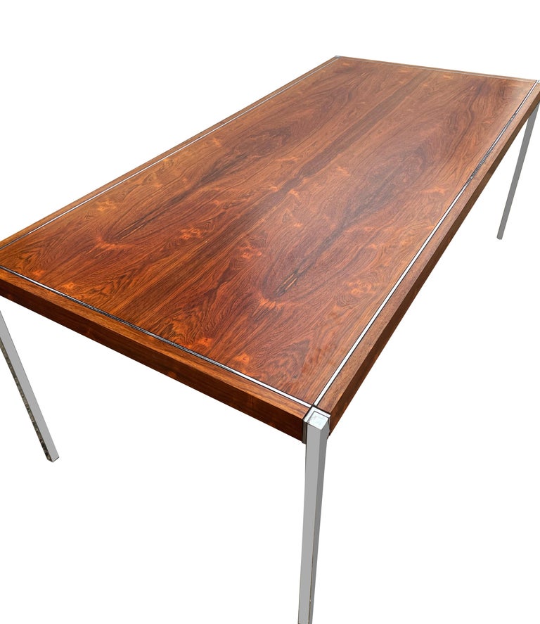 MidCentury Modern Richard Schultz Dining Table or Desk in Rosewood for