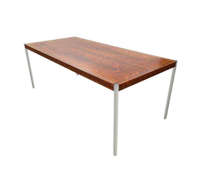 MidCentury Modern Richard Schultz Dining Table or Desk in Rosewood for