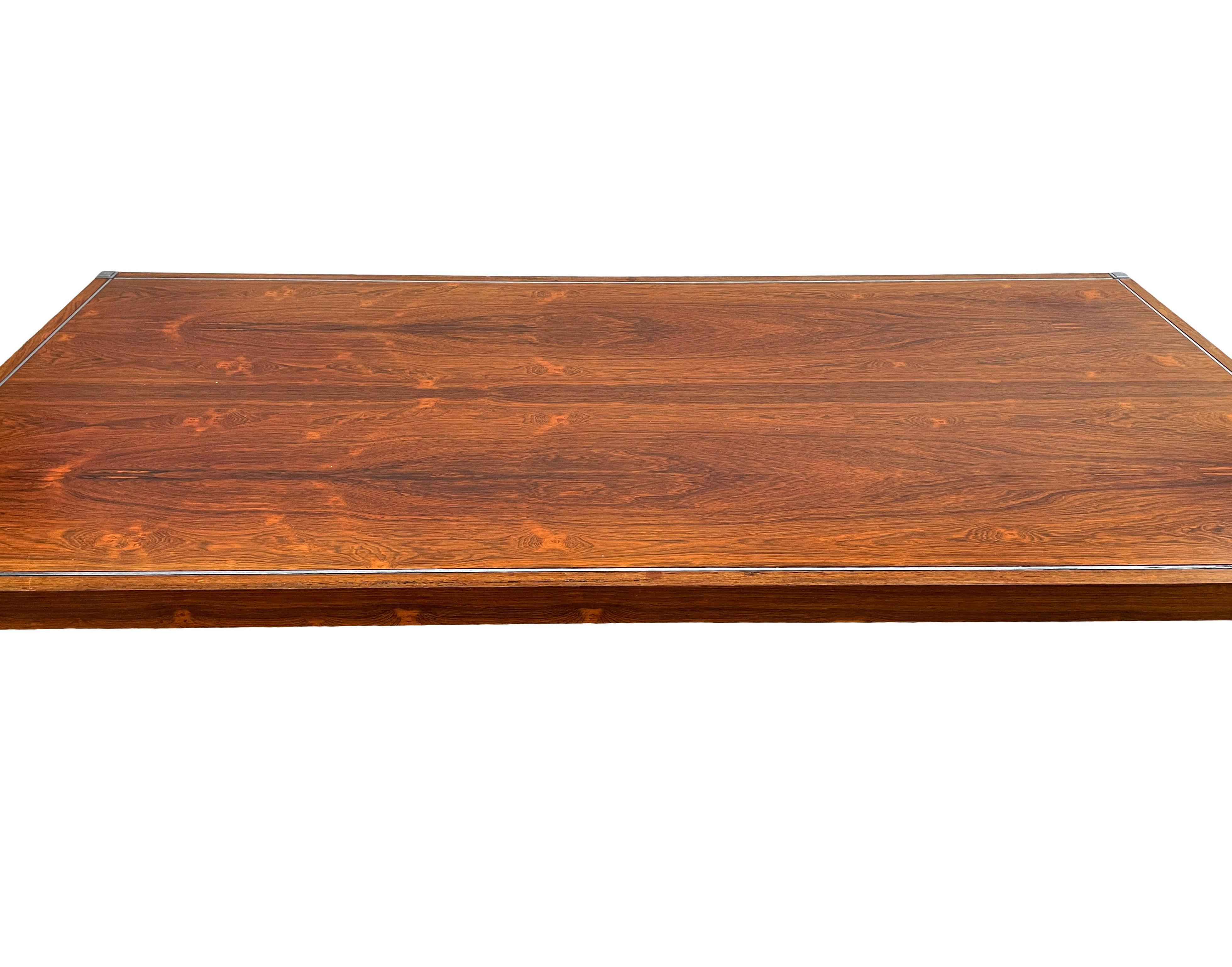 Mid-Century Modern Richard Schultz Dining Table or Desk in Rosewood for Knoll 1