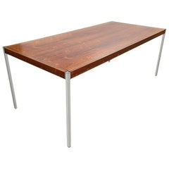 Mid-Century Modern Richard Schultz Dining Table or Desk in Rosewood for Knoll